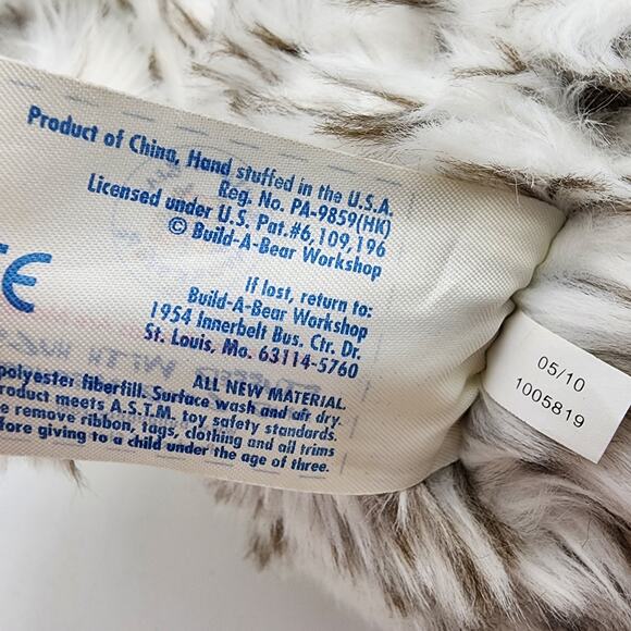 Build A Bear Hedwig The Spotted Snow Owl Plush 15" Rotating Head Harry Potter - Picture 8 of 10